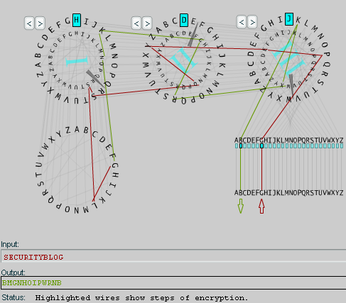 generate password using enigma